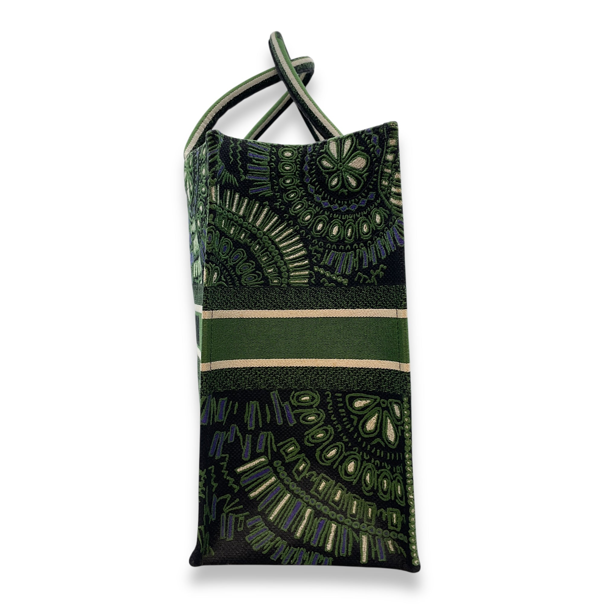 Book Large Green Tote Bag in Canvas