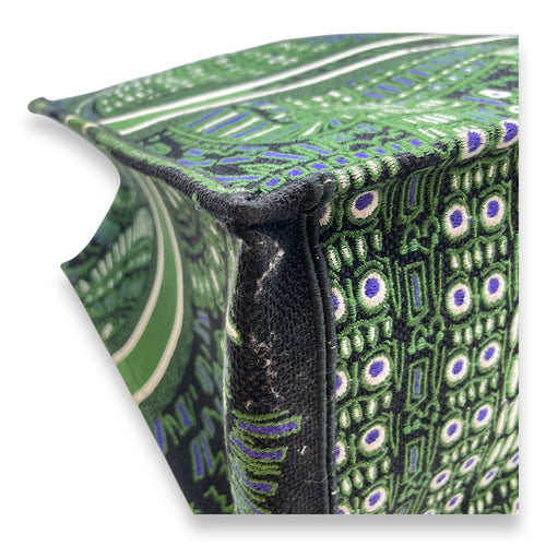 Book Large Green Tote Bag in Canvas
