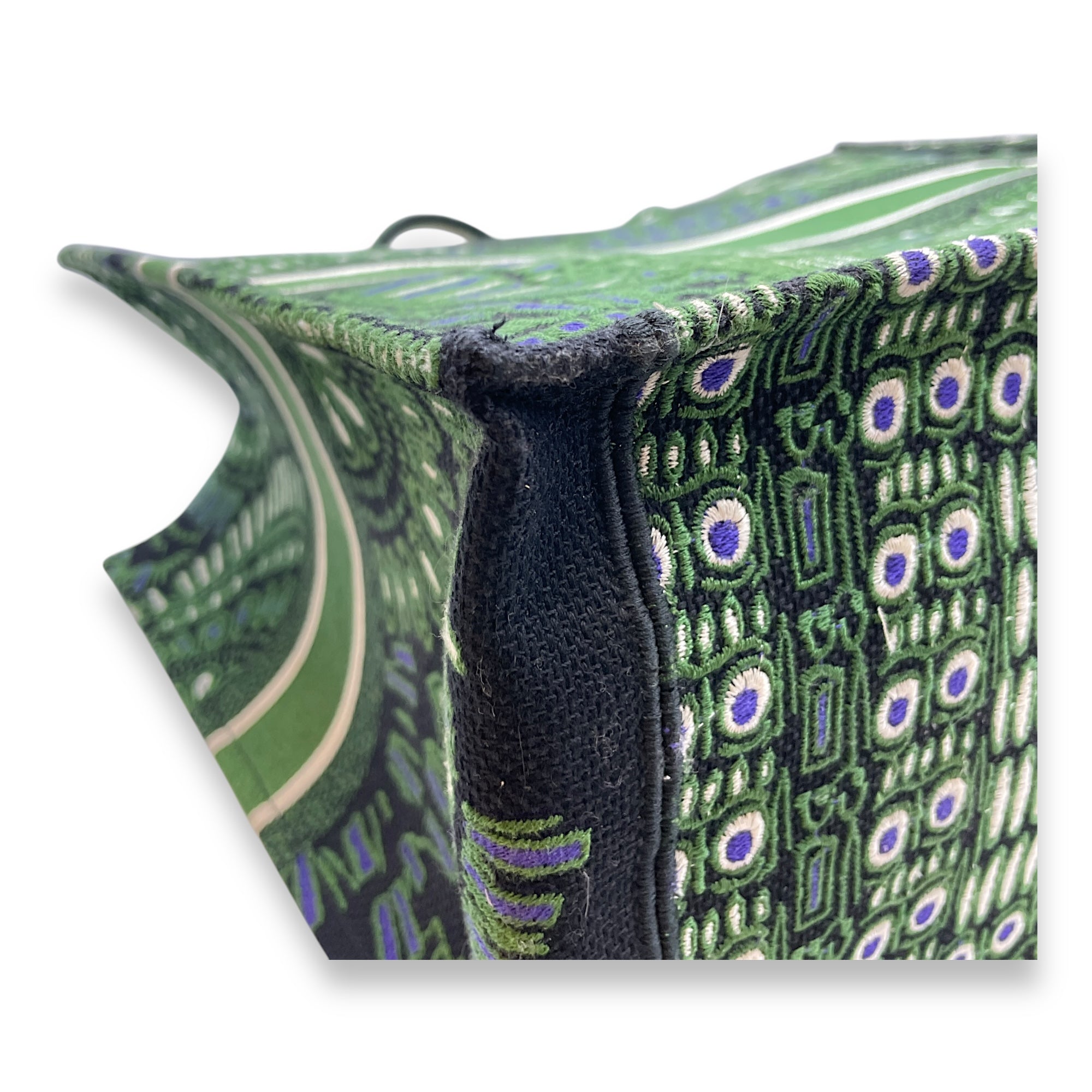 Book Large Green Tote Bag in Canvas
