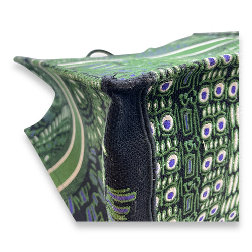Book Large Green Tote Bag in Canvas