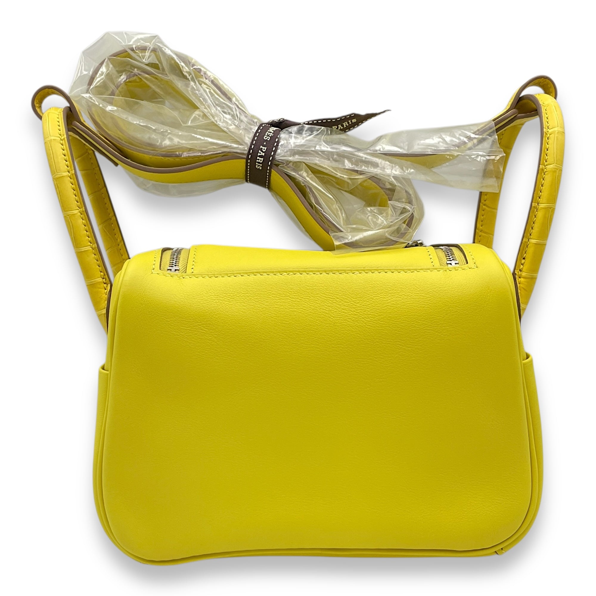 Lindy Touch Lime in Swift/Matte Alligator, Palladium hardware