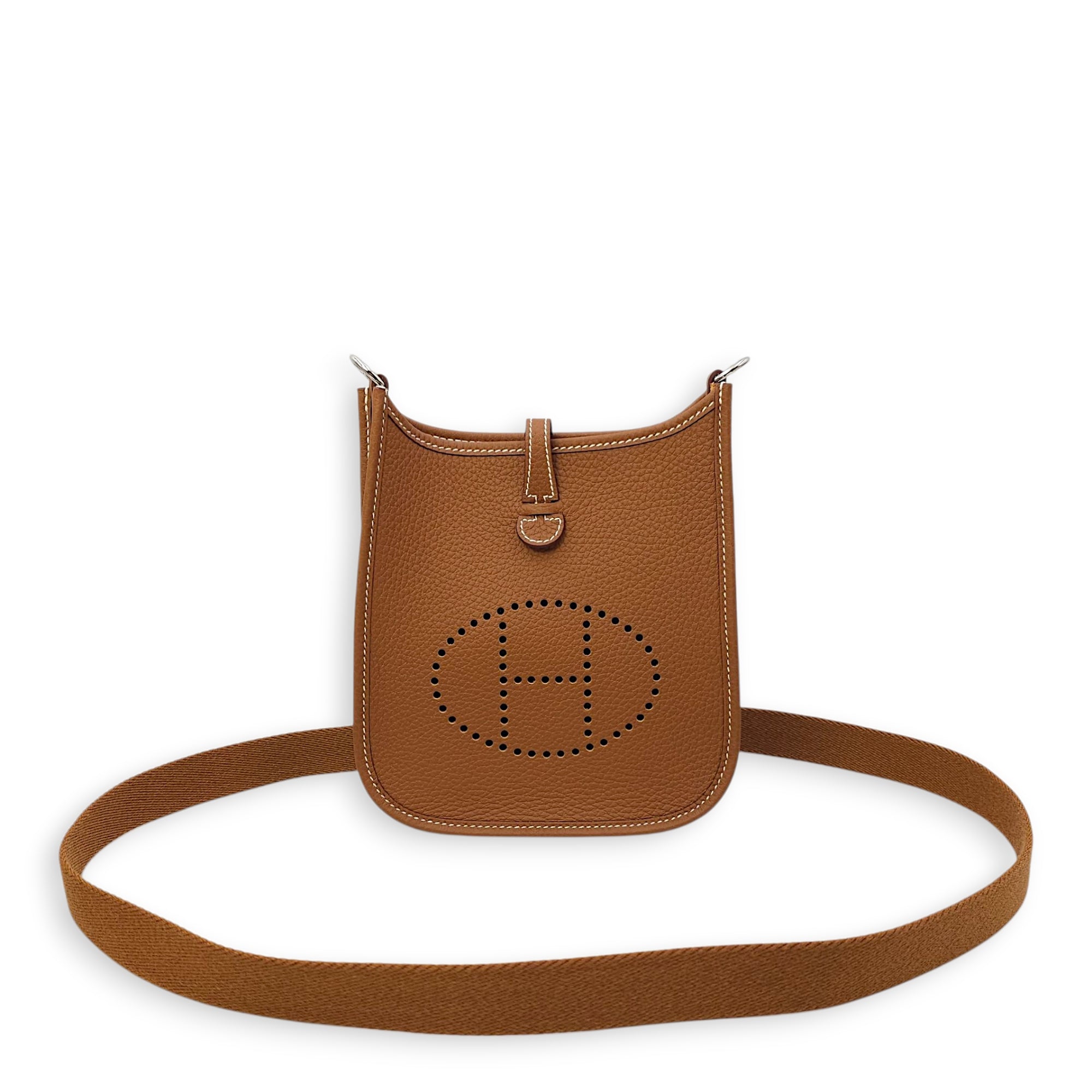 Evelyne Mini Gold in Clemence, Palladium hardware