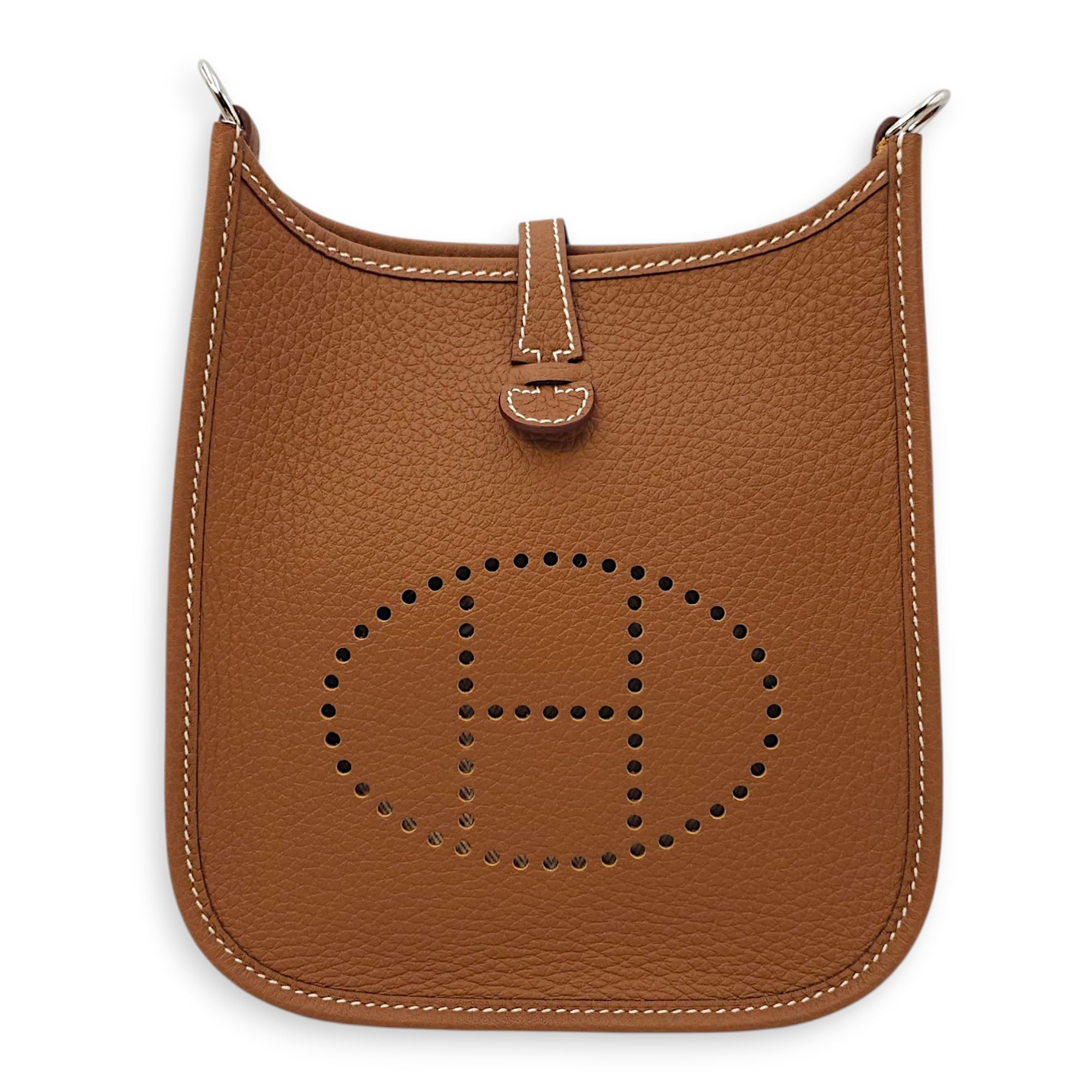 Evelyne Mini Gold in Clemence, Palladium hardware
