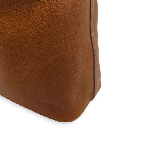 Picotin 18 Fauve in Barenia Faubourg, Palladium hardware