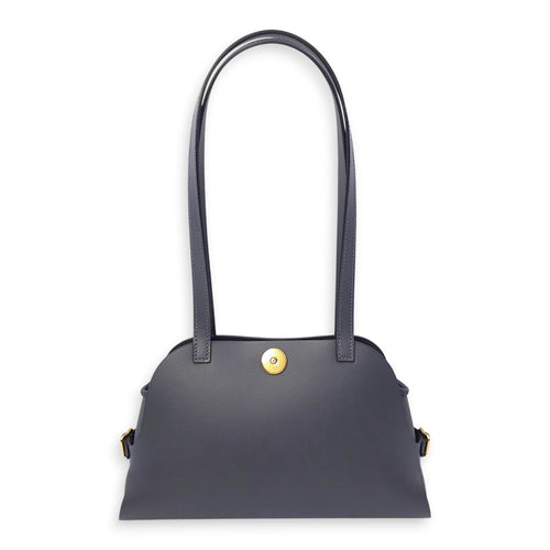 Tablier Sellier Ardoise in Vache Hunter/Swift/Toile, Gold hardware