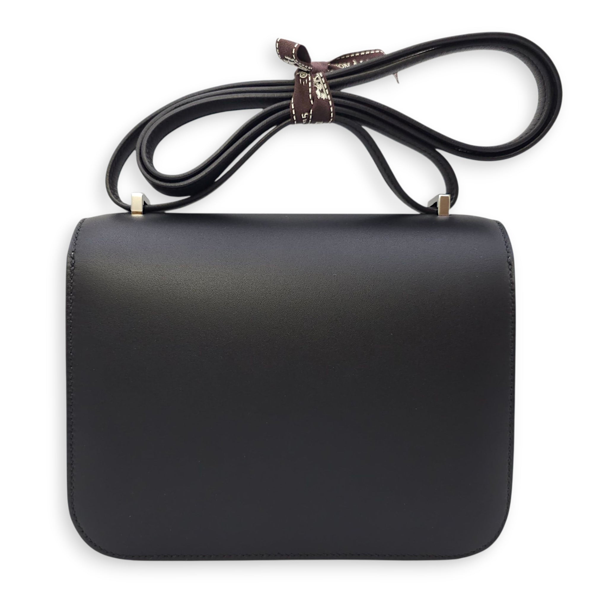 Constance Mirror 18 Noir/Beton in Monsieur/Matte Alligator, Palladium hardware