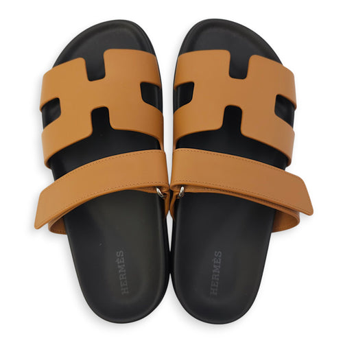 Chypre 38 Naturel Sandal in Calfskin