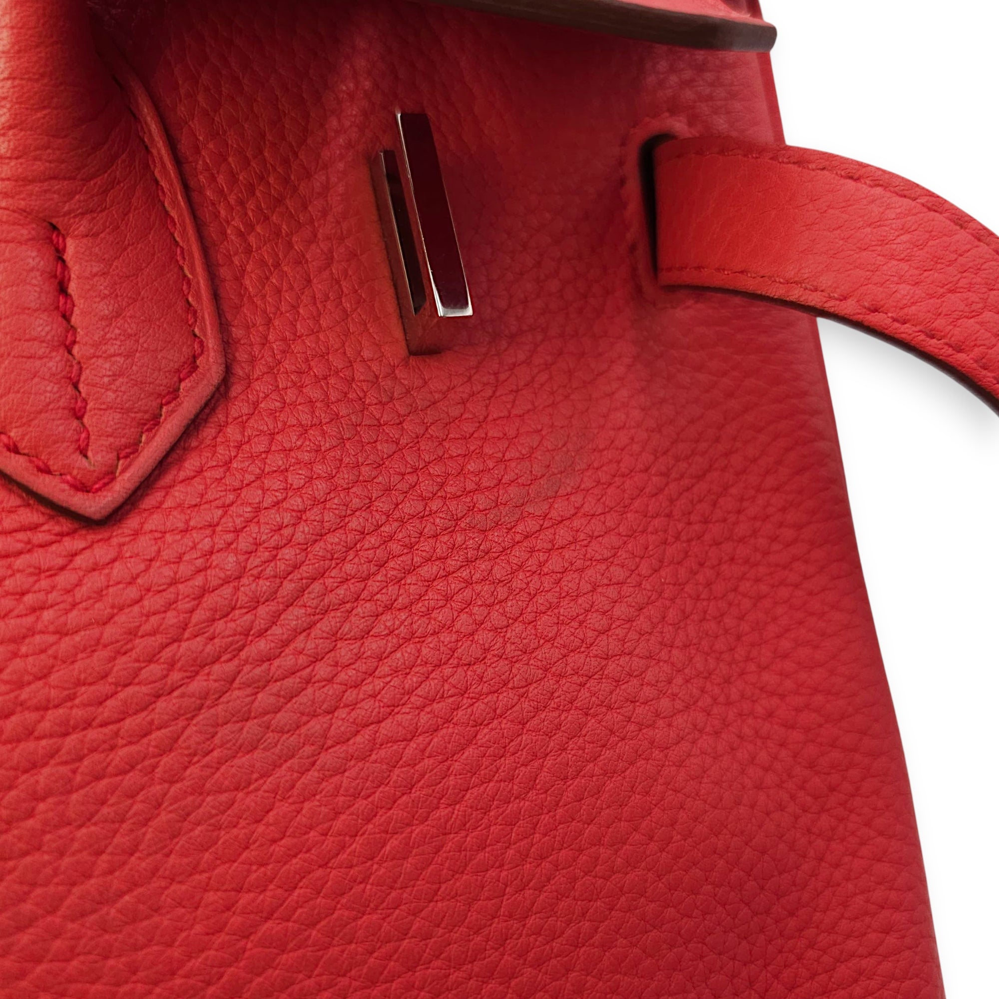 Birkin 30 Bougainvillier in Clemence, Palladium hardware