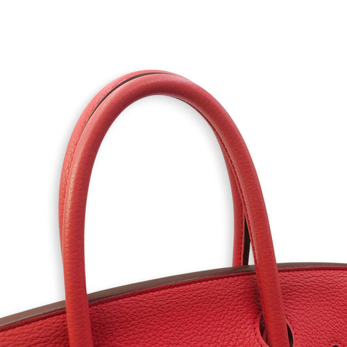 Birkin 30 Bougainvillier in Clemence, Palladium hardware