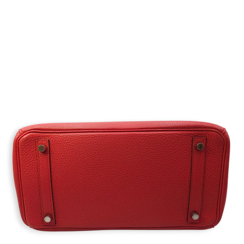 Birkin 30 Bougainvillier in Clemence, Palladium hardware