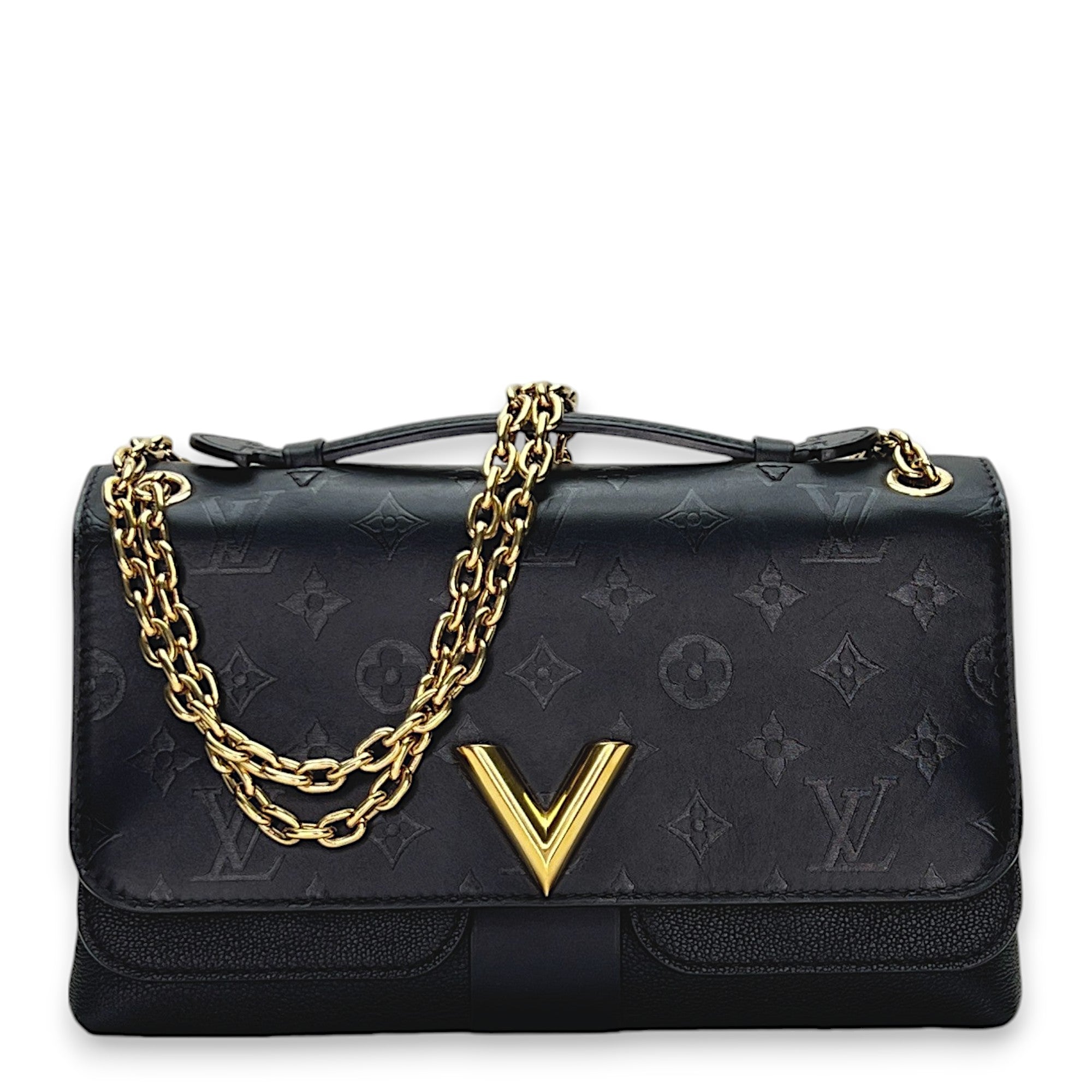 Lv sling bag with gold chain best sale