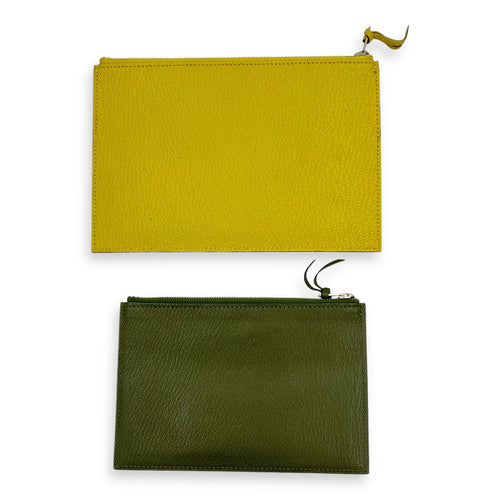 Envelope Trio Wallet Multi-colour in Chevre Mysore, Palladium hardware