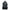 Logo Black Backpack in Distressed Leather, Silver hardware