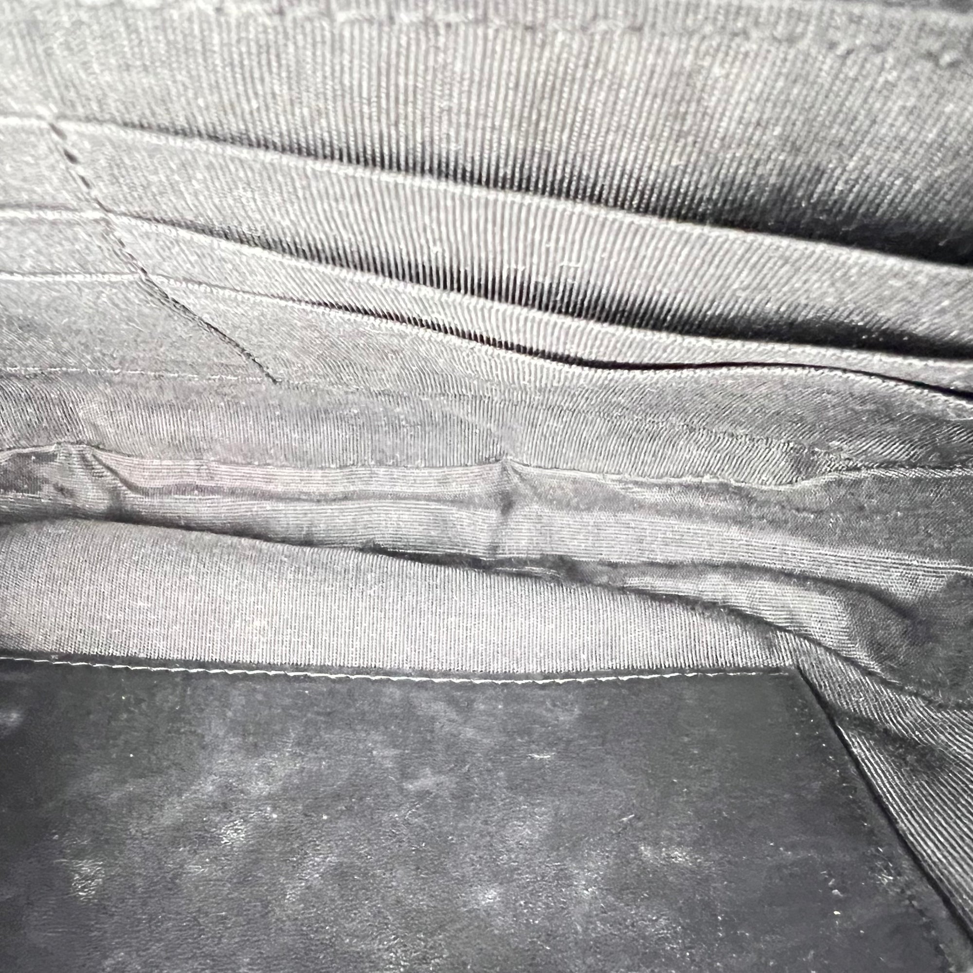 CC Crossbody Bag Black in Caviar Leather, Silver hardware