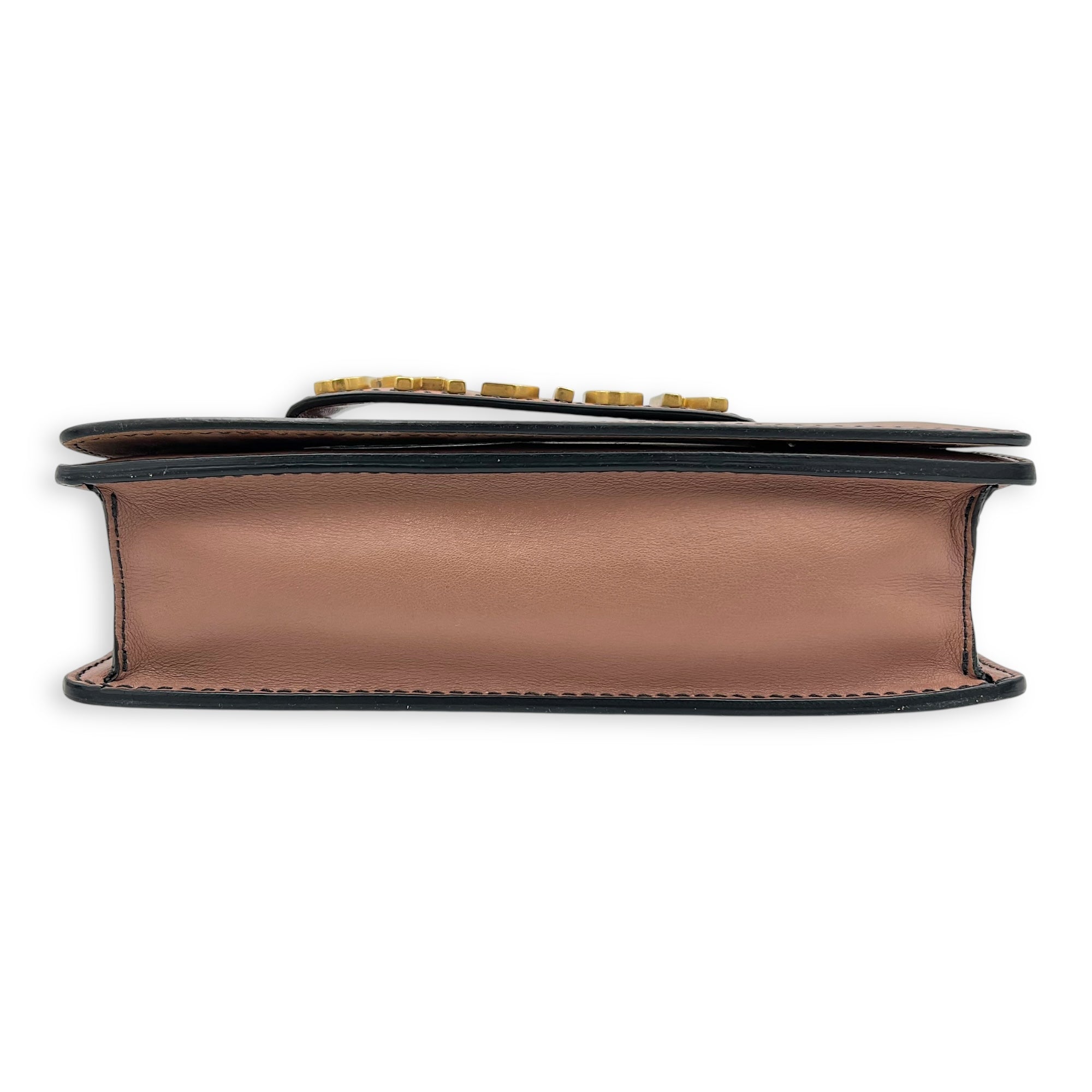 J'adior Shoulder Bag Beige in Calfskin, Gold hardware