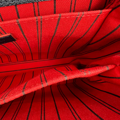 Metis Crossbody Bag Blue in Empreinte Leather, Gold hardware