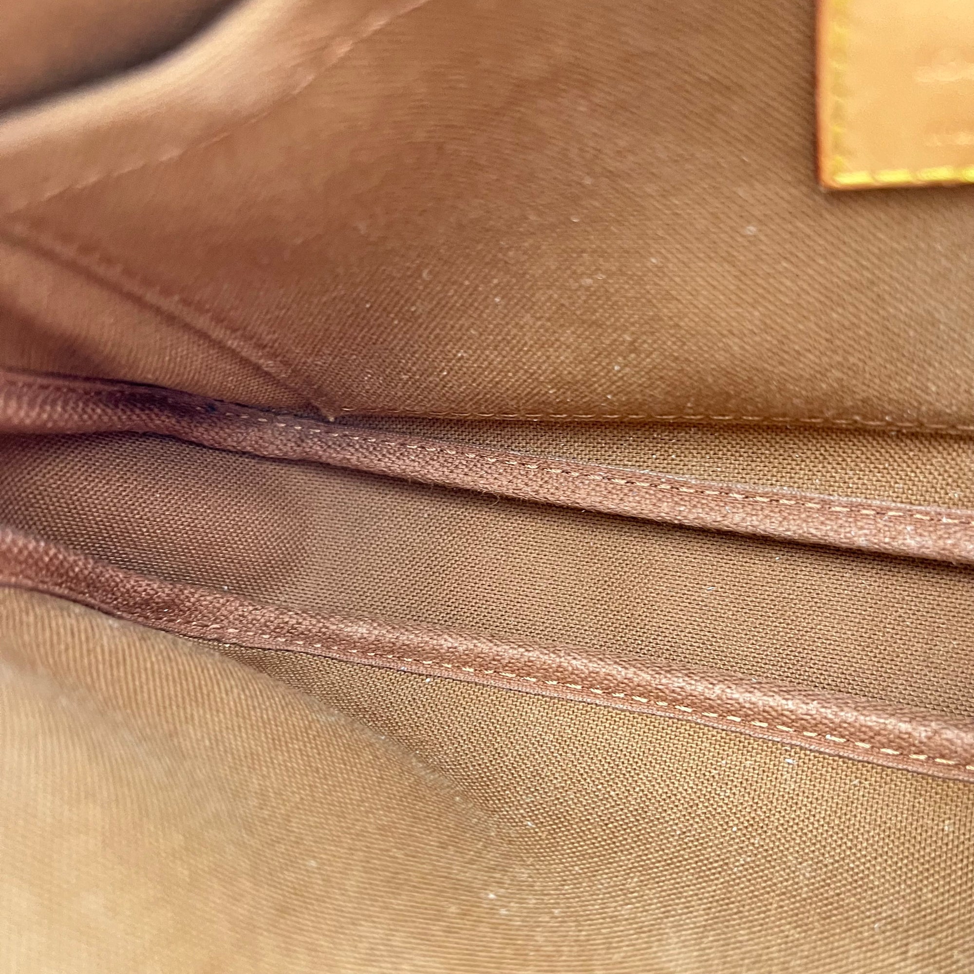 Multi-Pochette Accessoires Crossbody Bag Brown in Monogram Coated Canvas, Gold hardware