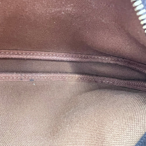 Multi-Pochette Accessoires Crossbody Bag Brown in Monogram Coated Canvas, Gold hardware