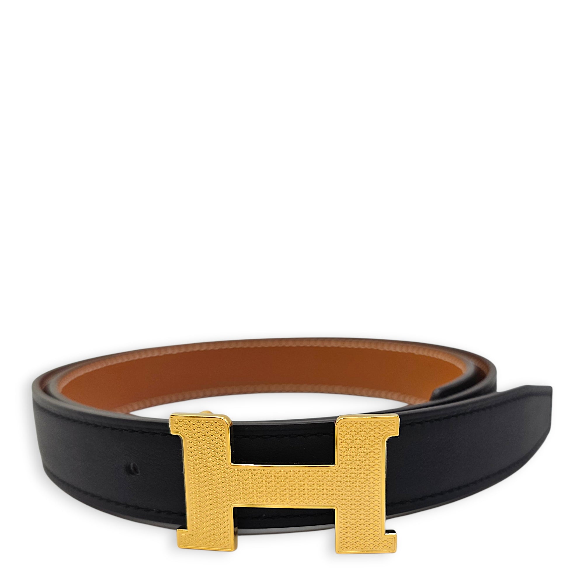 Hermes Hunter Green “24” Leather Belt Hunter Green Epsom Slim Strap - Handcrafted Leather Watch  main image 3