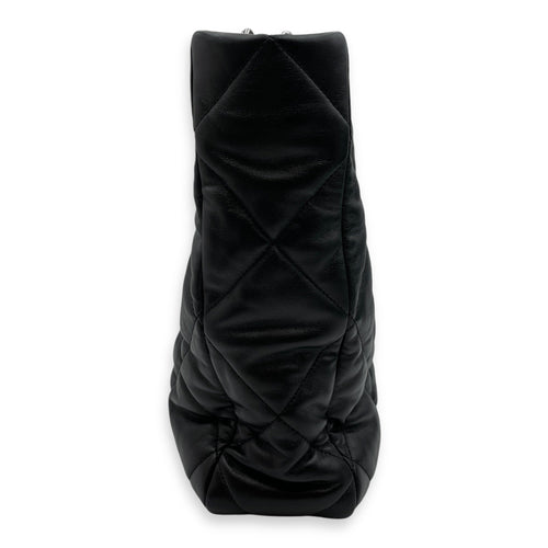 C19 Vertical Tote Black Shoulder Bag in Lambskin, 3-Tone hardware