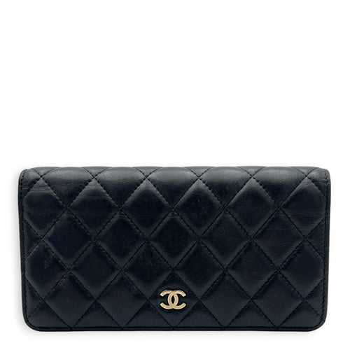 Chanel  CC Quilted Wallet Wallet in Lambskin, Silver Hardware_1
