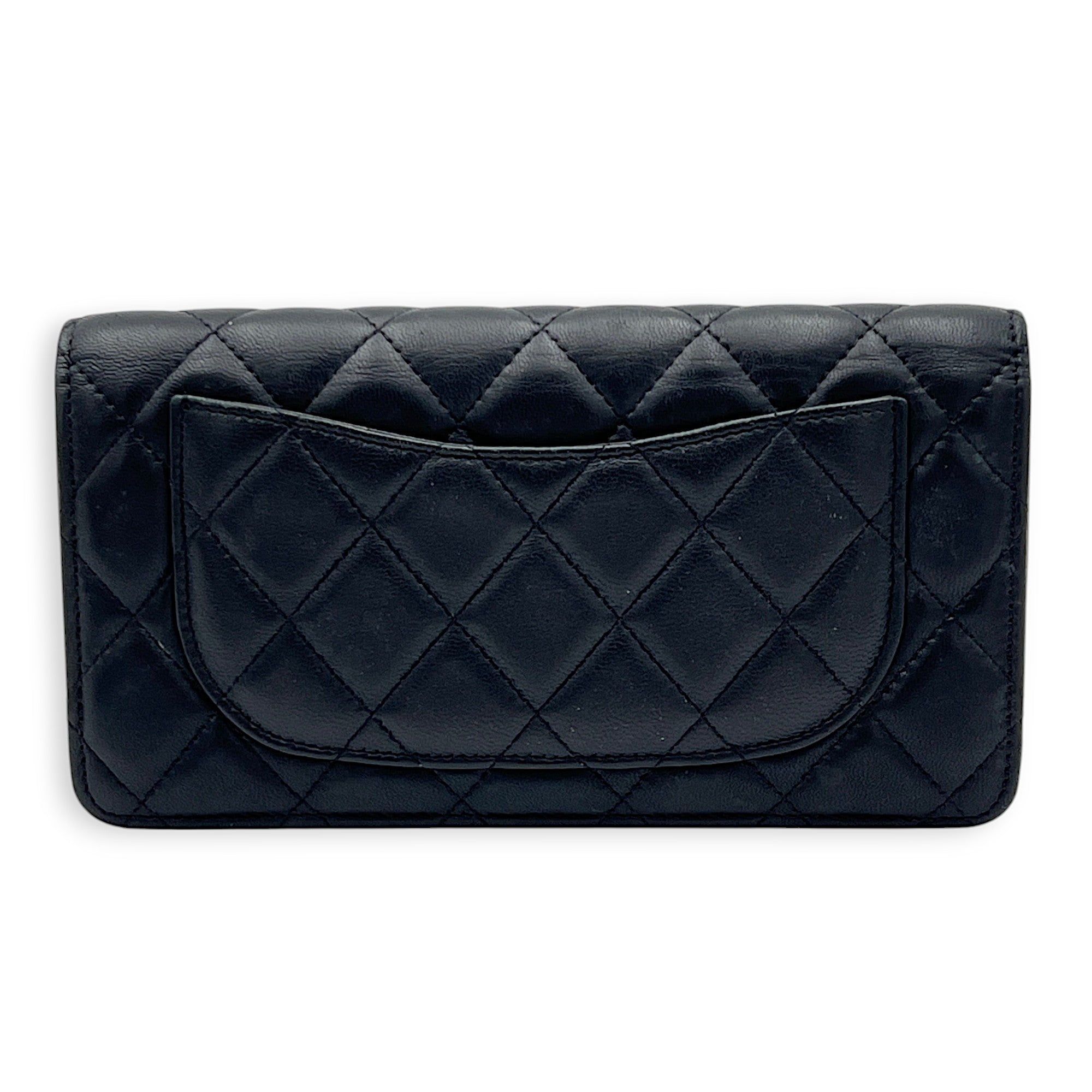 Chanel  CC Quilted Wallet Wallet in Lambskin, Silver Hardware_2