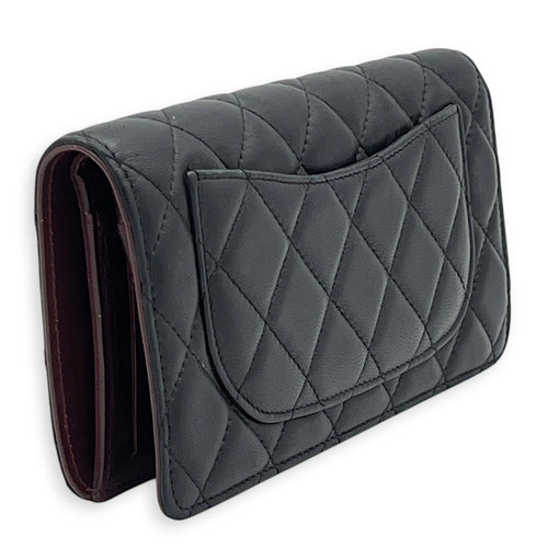 Chanel  CC Quilted Wallet Wallet in Lambskin, Silver Hardware_4