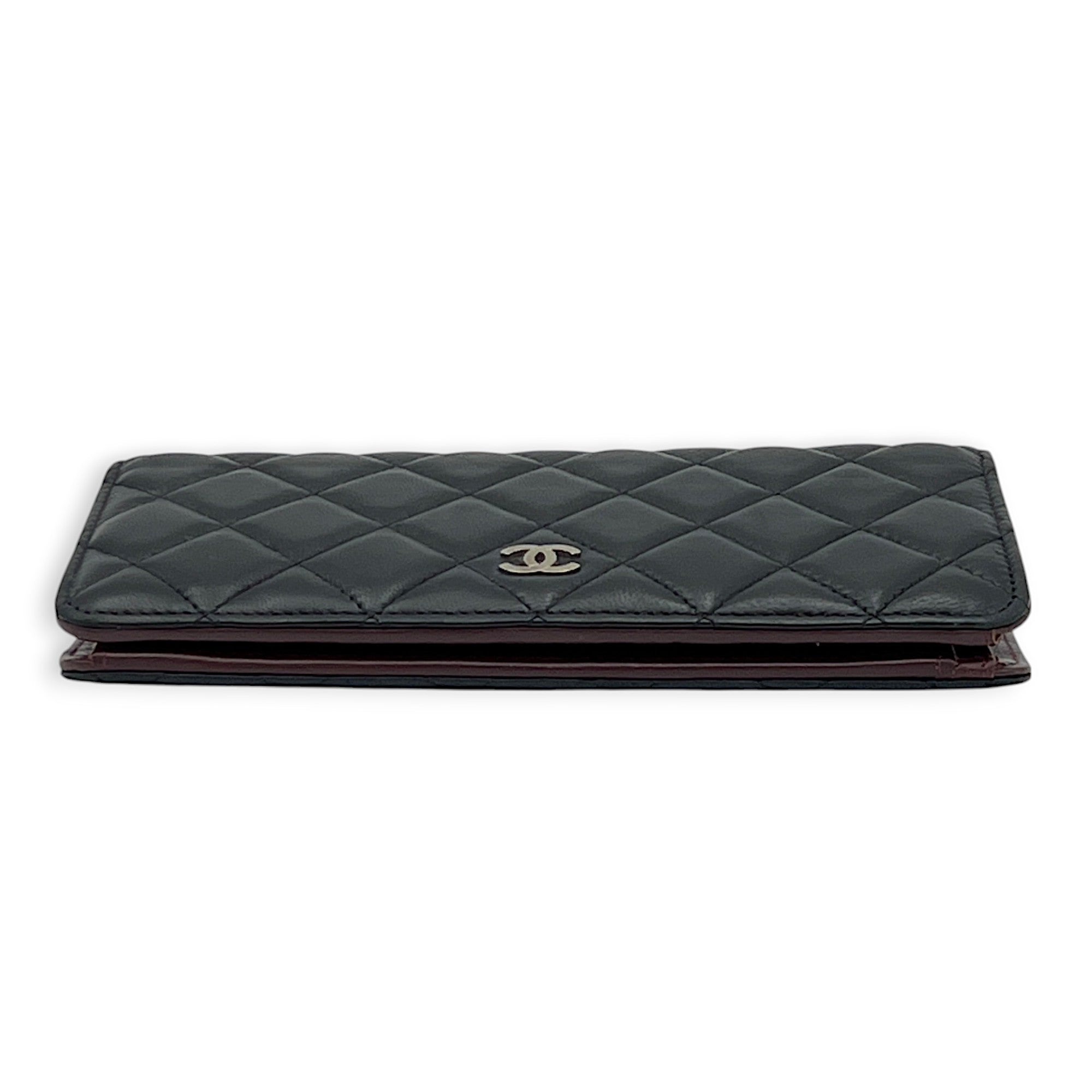 Chanel  CC Quilted Wallet Wallet in Lambskin, Silver Hardware_5