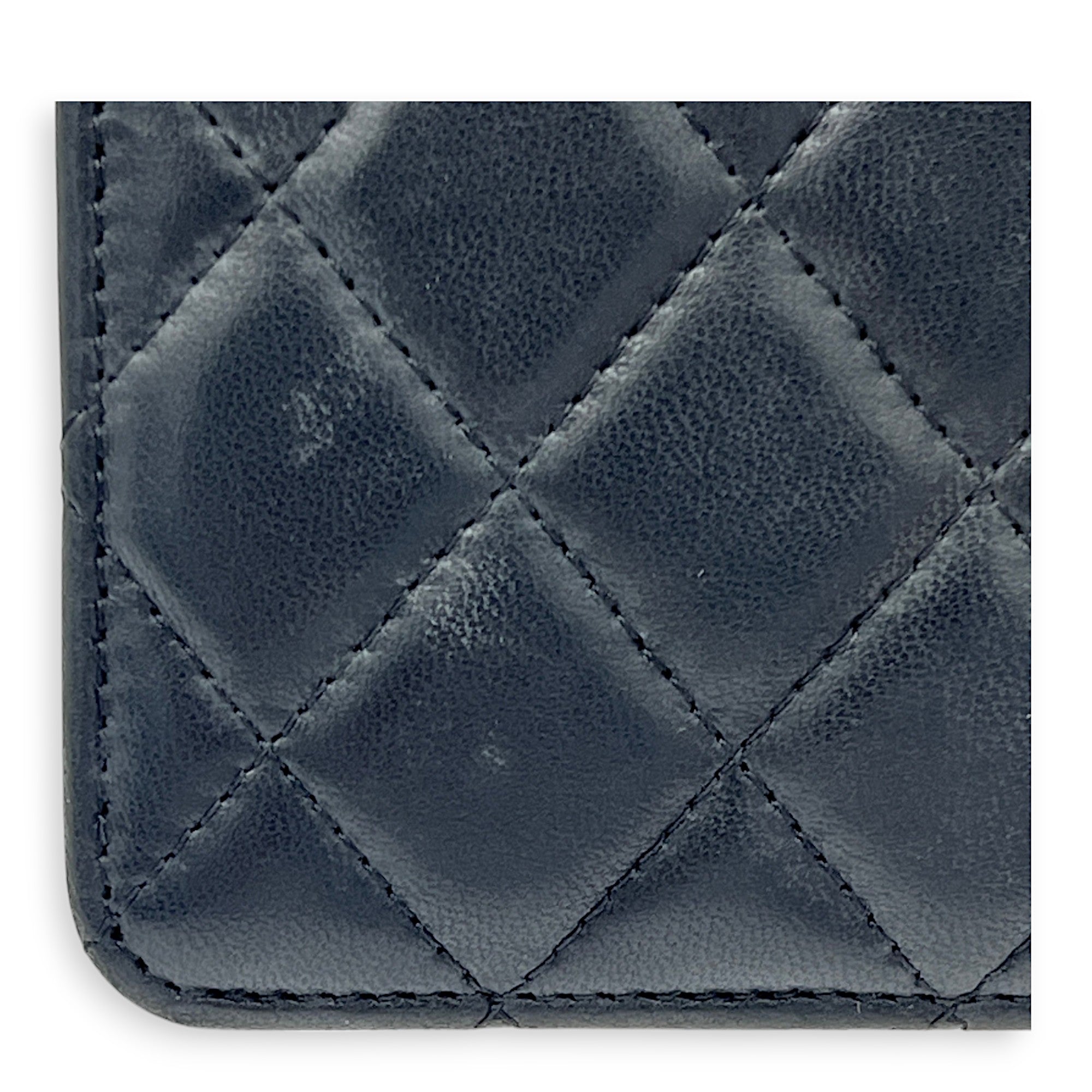 Chanel  CC Quilted Wallet Wallet in Lambskin, Silver Hardware_8