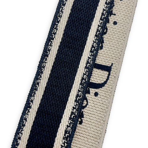 Adjustable Bag Strap Black Bag Accessory in Jacquard, Calf, Gold hardware