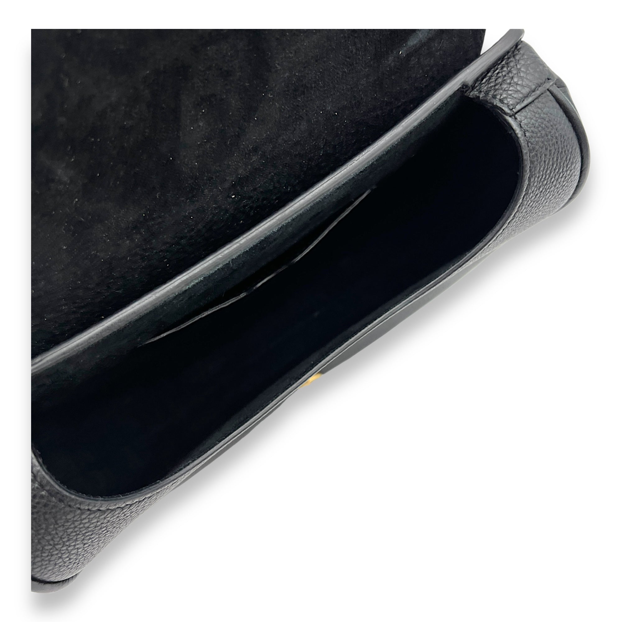 Bobby Shoulder Bag Black in Calfskin, Gold hardware