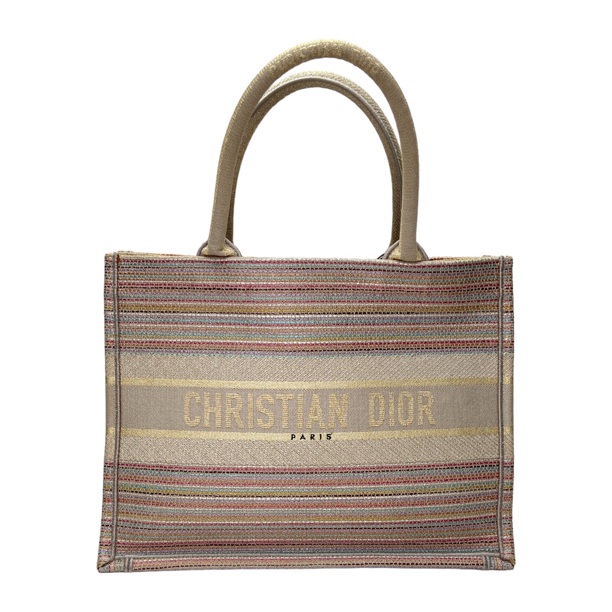 Christian Dior Book Tote Medium Multi colour Tote Bag in Canvas Singapore