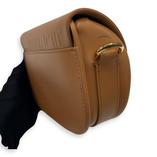 Christian Dior Bobby East West Brown Shoulder Bag in Calfskin, Gold hardware_11