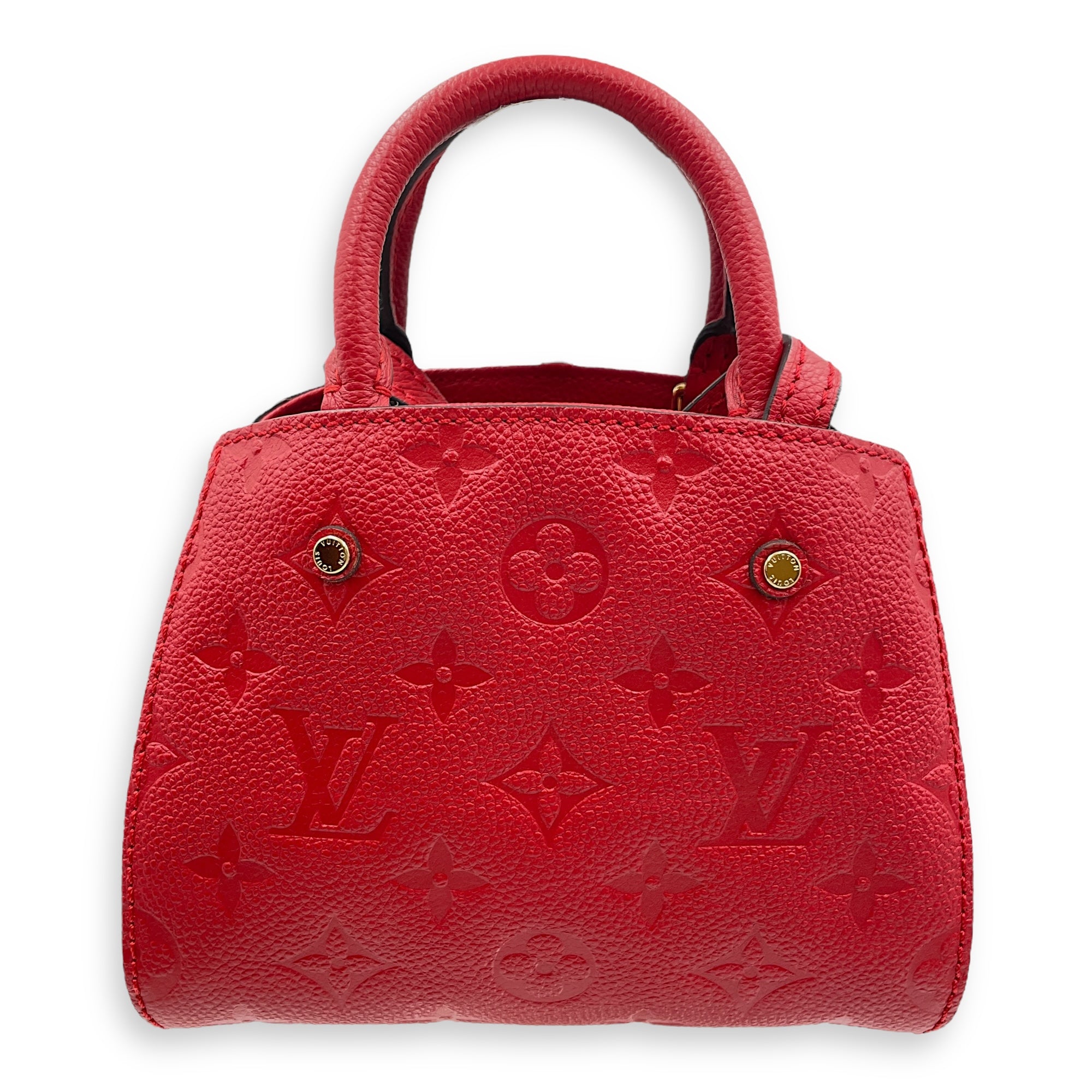 Louis Vuitton Montaigne Nano Cherry Crossbody Bag in Empriente