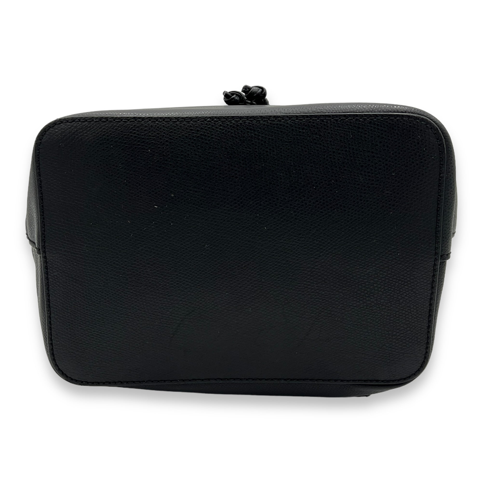 Flap Black Backpack in Calfskin, Gold hardware