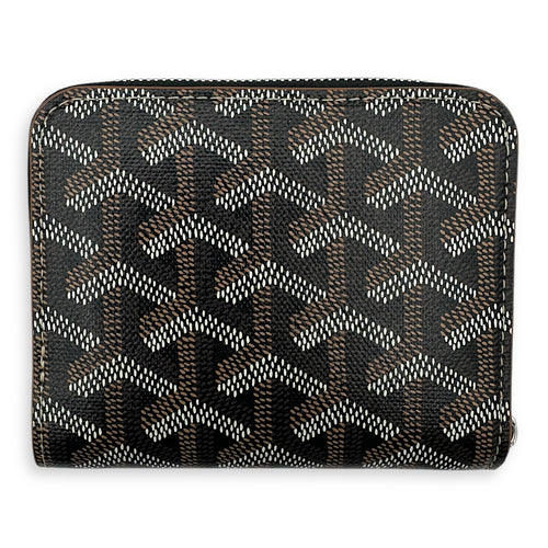 Goyard Matignon Wallet Brown in Coated Canvas, Silver hardware_2