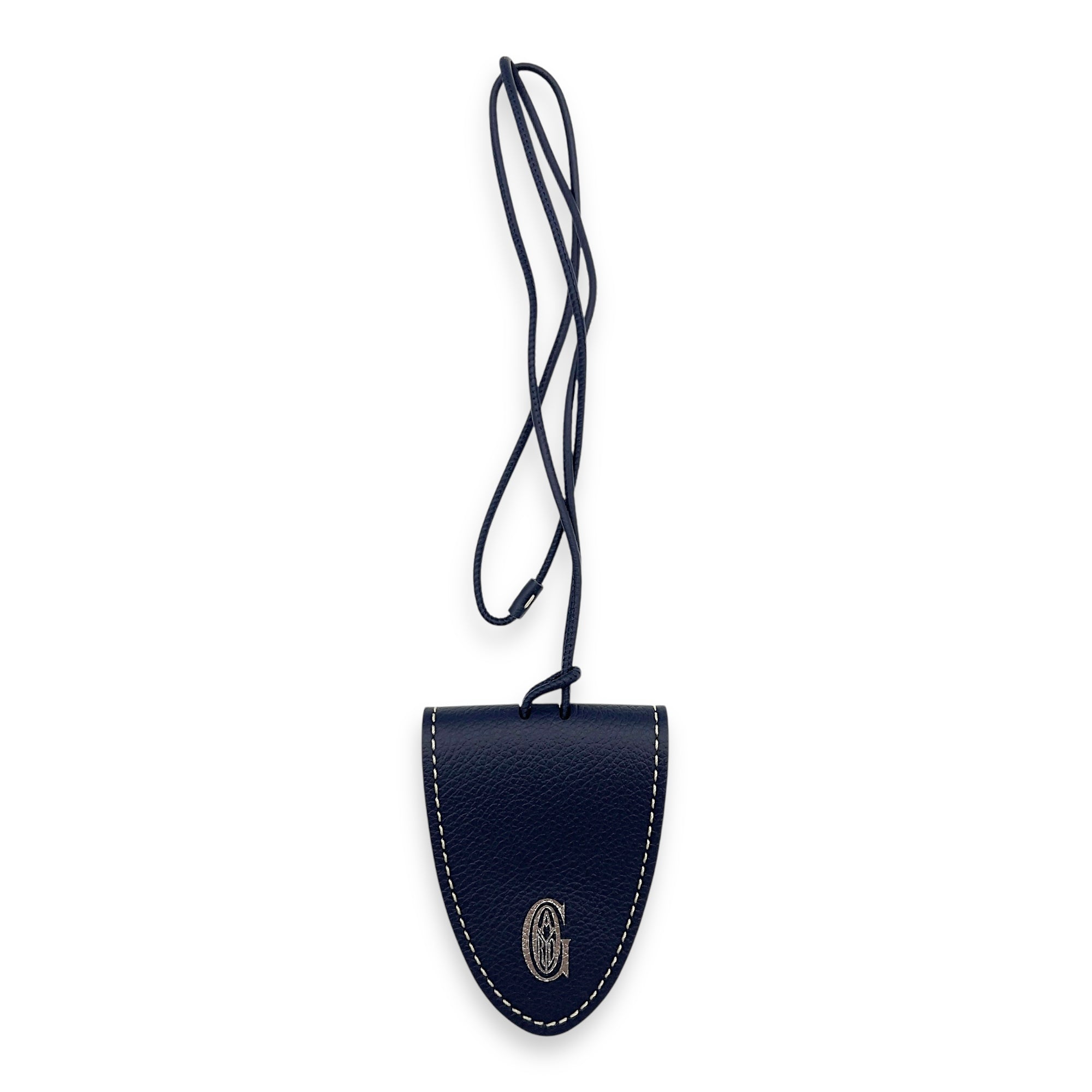 Goyard Universal Blue Bag Clip in Calfskin_2