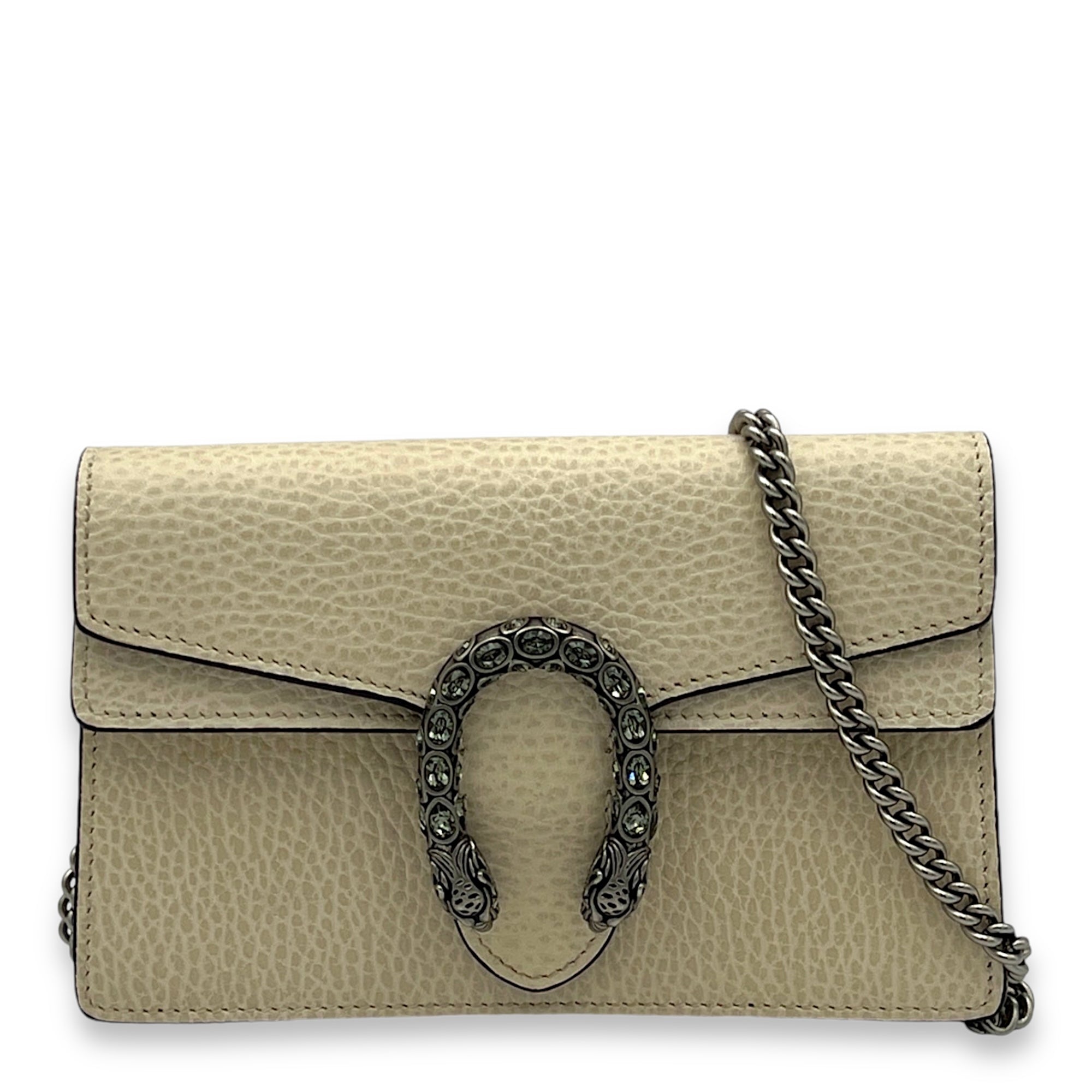 Gucci Dionysus Super Mini Shoulder bag in Calfskin Silver Hardware Singapore