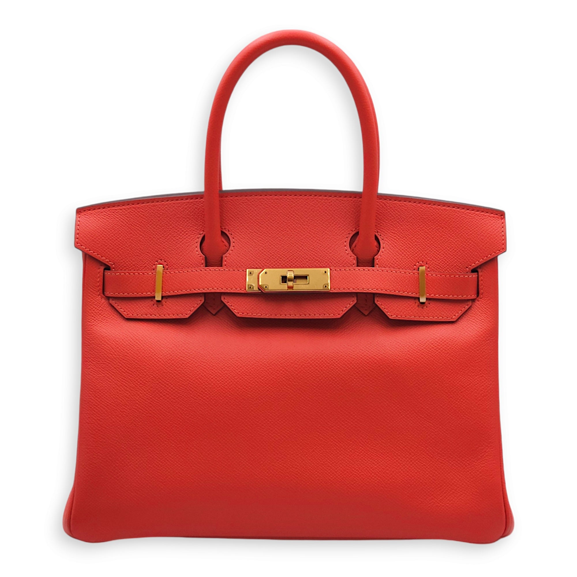 Birkin 30 Rose Jaipur in Epsom, Gold hardware