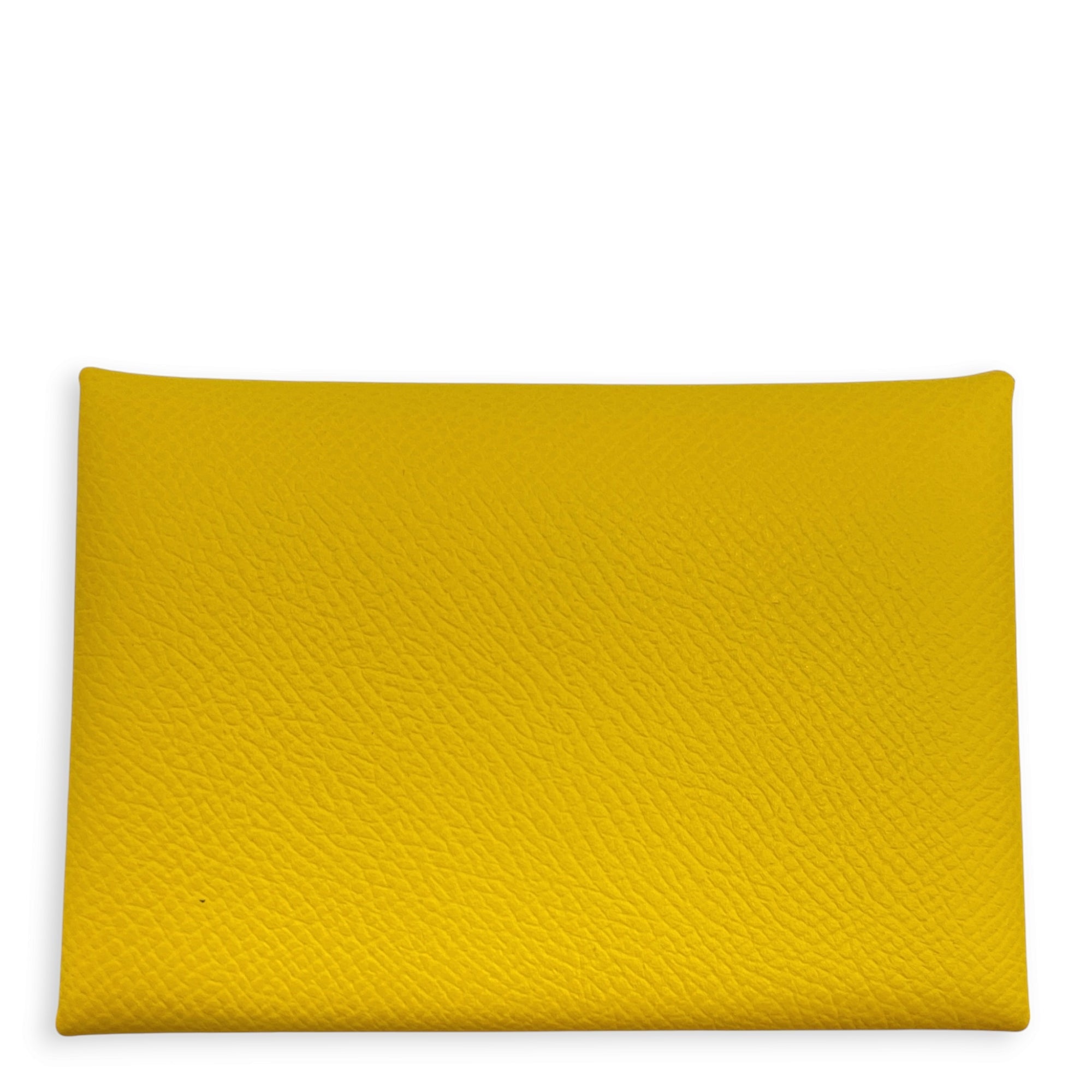 Calvi Duo Jaune De Naples Card Holder in Epsom