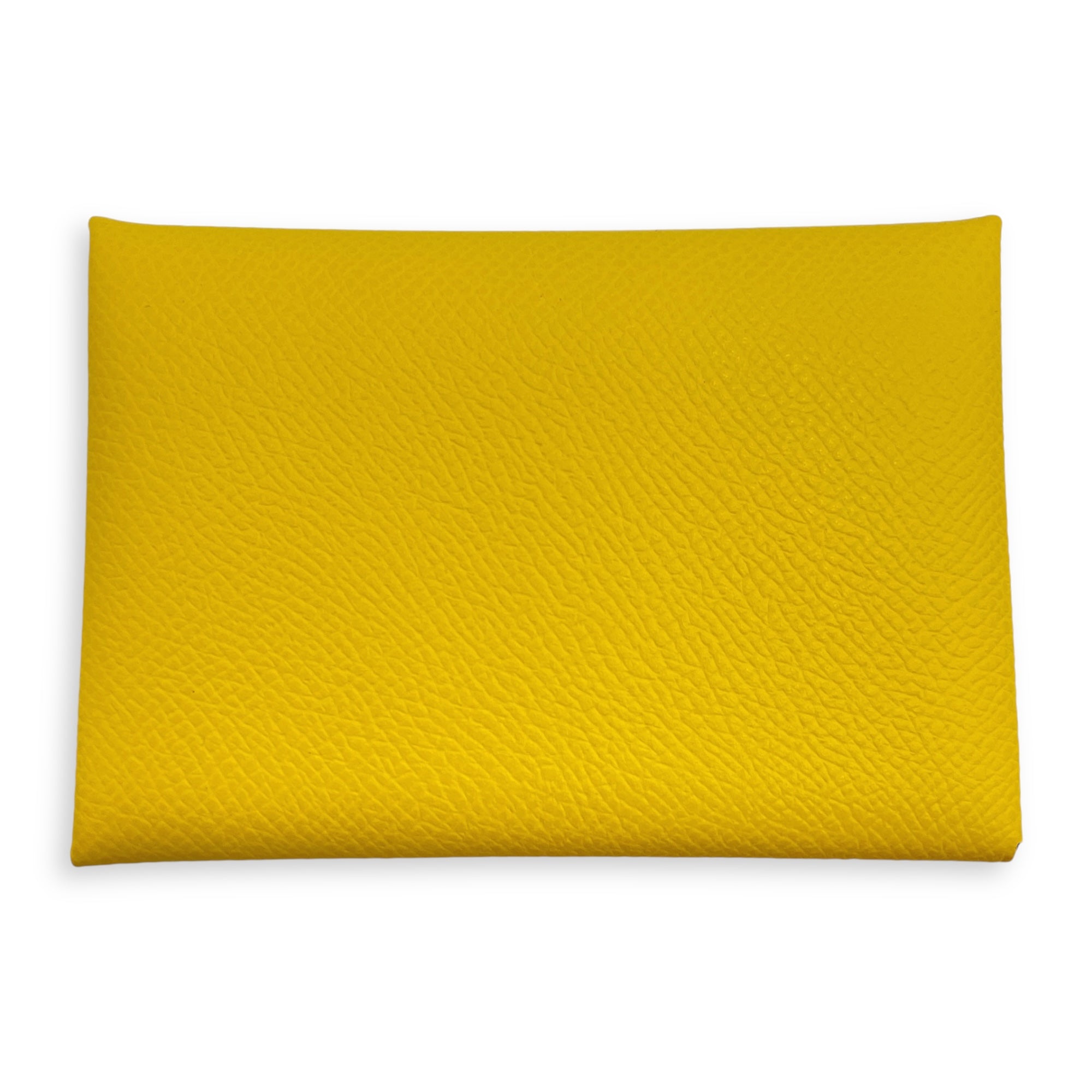 Calvi Duo Jaune De Naples Card Holder in Epsom