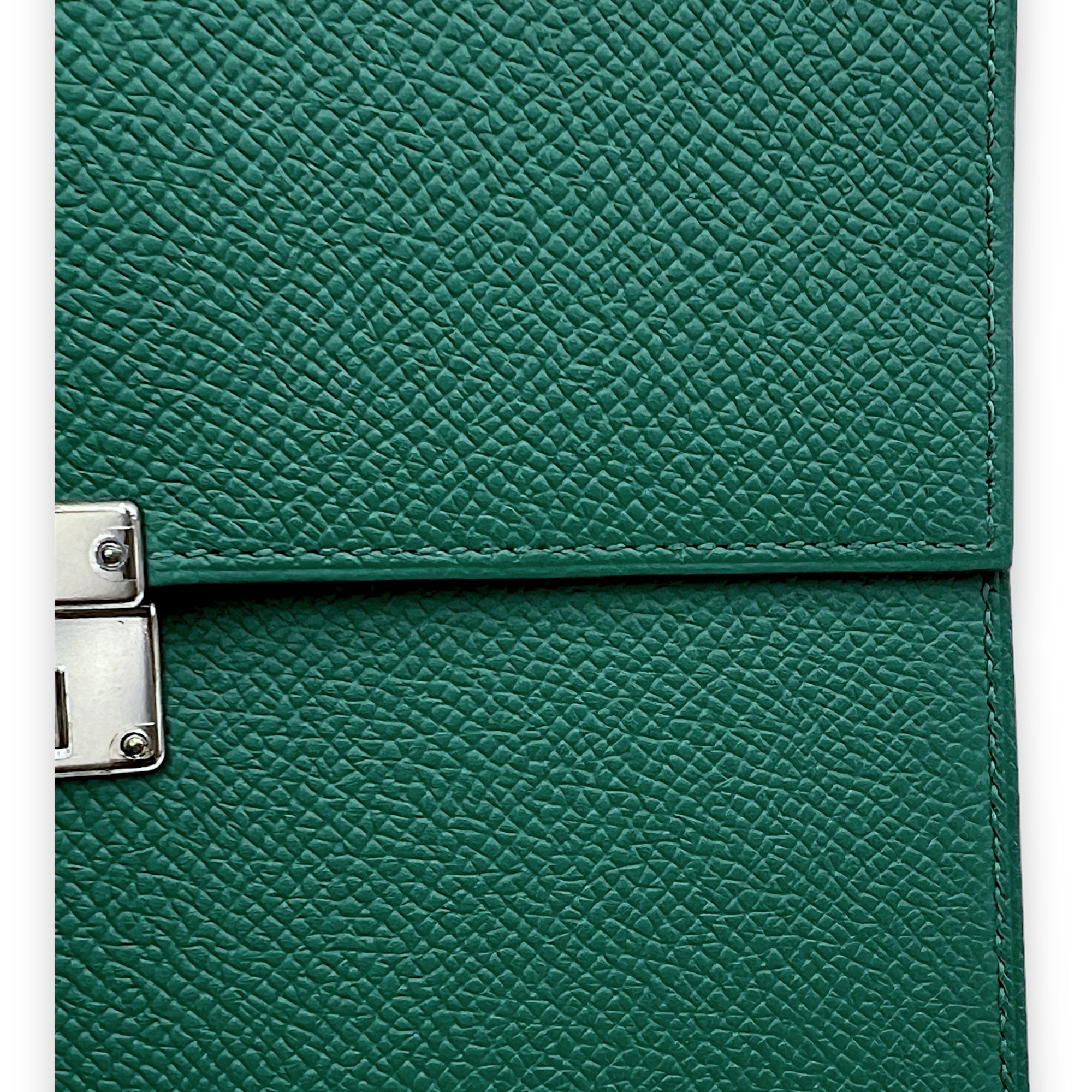 Clic H 16 Strap Green in Epsom, Palladium hardware