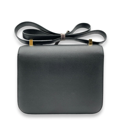 Constance 24 Black in Epsom, Gold hardware