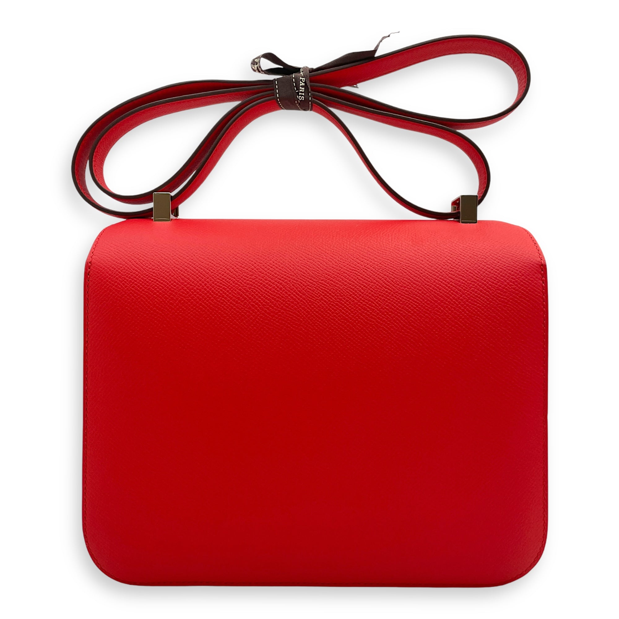 Constance 24 Rouge De Coeur in Epsom, Enamel hardware