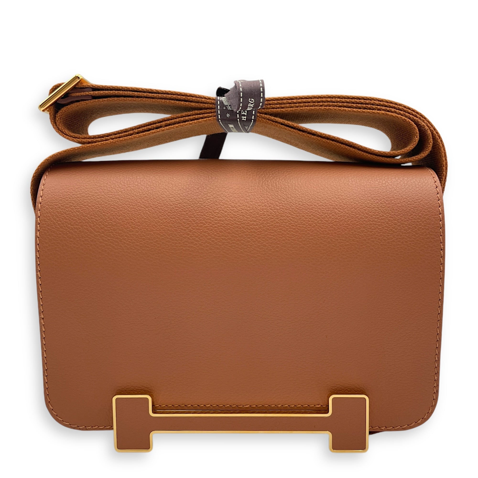Hermès Geta Gold in Evercolor, Gold hardware Singapore