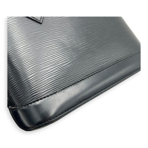 Louis Vuitton Alma Top Handle Bag BB Black in Epi Leather, Silver hardware_12