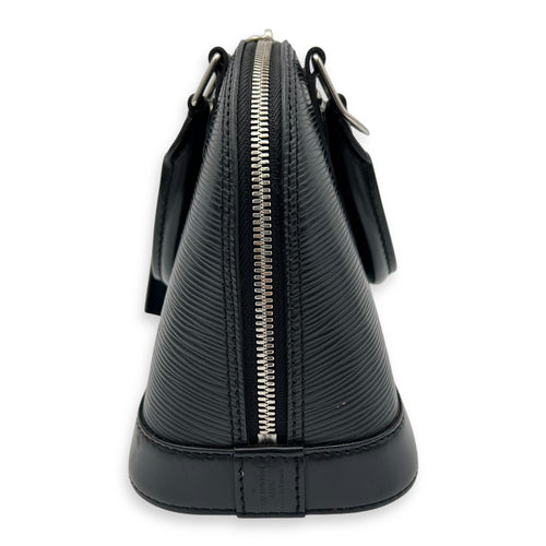 Louis Vuitton Alma Top Handle Bag BB Black in Epi Leather, Silver hardware_4