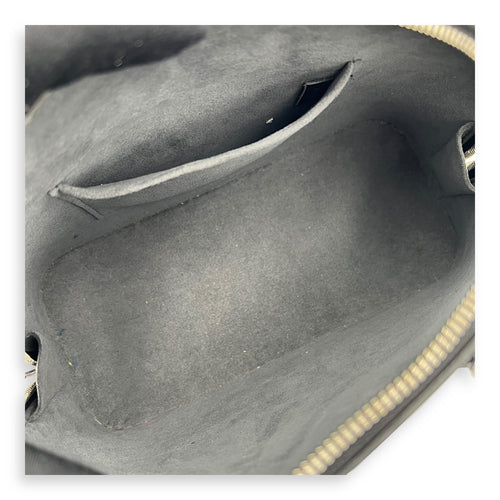Louis Vuitton Alma Top Handle Bag BB Black in Epi Leather, Silver hardware_6