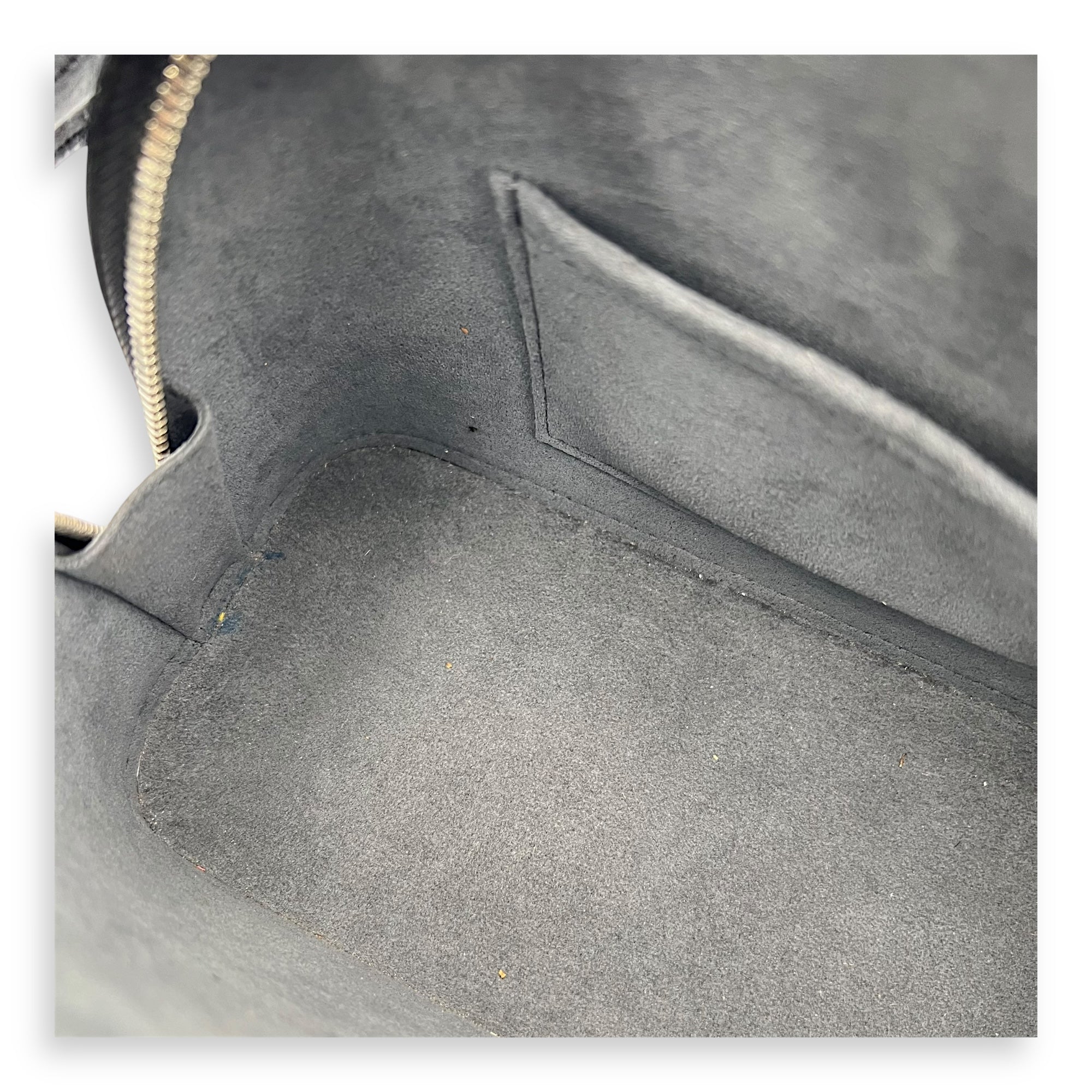 Louis Vuitton Alma Top Handle Bag BB Black in Epi Leather, Silver hardware_7