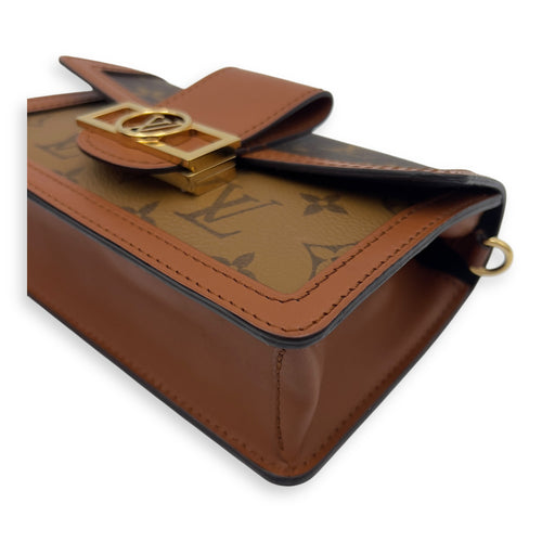 Louis Vuitton Dauphine Belt Bag Brown in Monogram Coated Canvas, Gold hardware_10